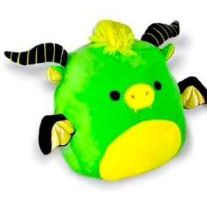 Squishmallow Bethuna The Horned Dragon HTF Exclusive Blacklight Edition 12in